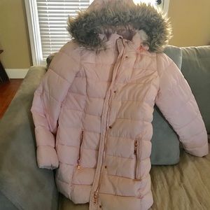 Justice Pink Puffer Coat